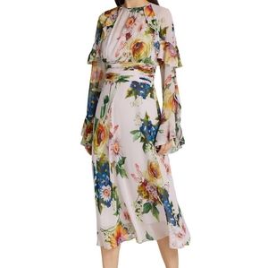 Teri Jon by Rickie FreemanFloral Midi-Dress